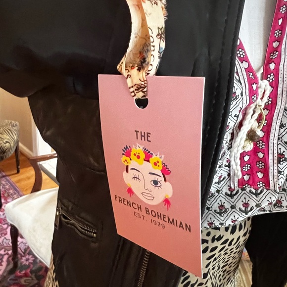 Vintage Miss Sixty Reworked Leather Boho Jacket - Picture 11 of 13